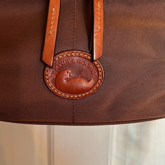 Dooney & Bourke brown canvas bag EUC - Picture 3 of 16